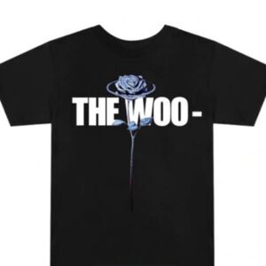 Vlone x Pop Smoke The Woo short sleeved tee size L.